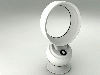 Low voltage bladeless fan