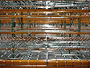 Wire mesh shelving