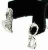 Letter Design Stud Earrings