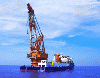 revolving floating crane barge rotating floating crane barge rotation floating crane barge