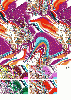 spun rayon printed plain dyed fabric piece goods