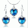 Latest 925 silver jewelry set 